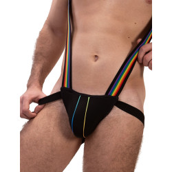Barcode Berlin Harnais Jock Pride Infinity Noir